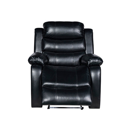 Chelsea 1R Seater Finest Leatherette Recliner Feature Console LED Light Ultra Cushioned.