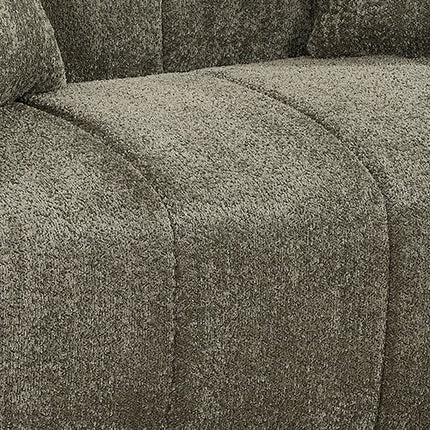 Frameless Compressed Fabric 2 Seater Sofa