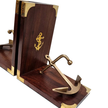 Brass Bookend - Anchor.