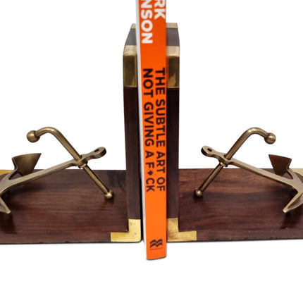 Brass Bookend - Anchor.