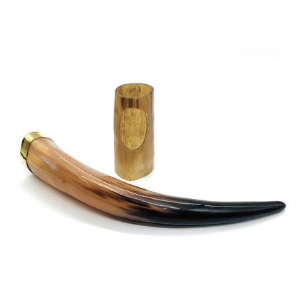 Viking Drinking Horn with Stand.