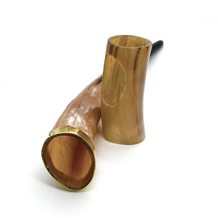 Viking Drinking Horn with Stand.