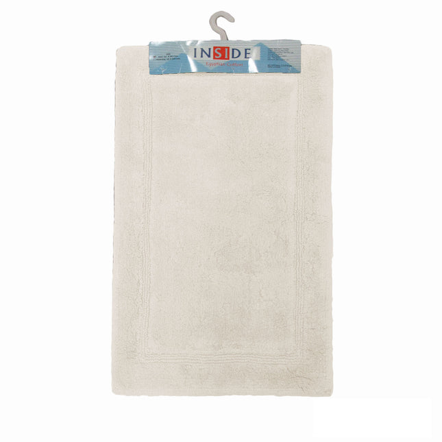 Egyptian Cotton Bath Mat 50x80 cm Natural.