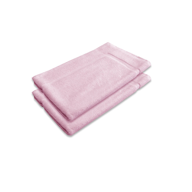 800GSM Set of 2 Cotton Bath Mat Pink.