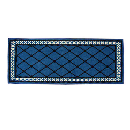 Mason Non Slip Bath Runner 50 x 120cm Blue.