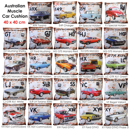 Australian Muscle Car Cushion VH HDT Comodore Red.