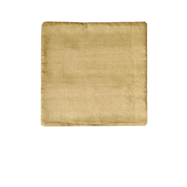 Polyester Cotton Texture Cushion Cover Pale Gold.