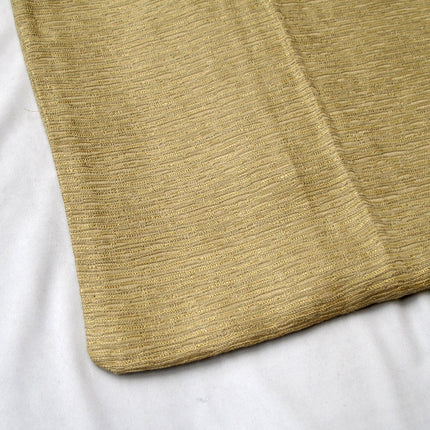 Polyester Cotton Texture Cushion Cover Pale Gold.