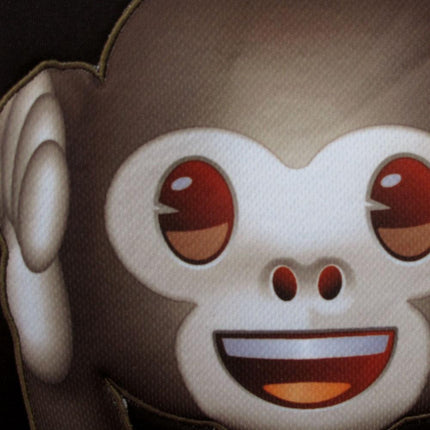 Pair of Emoji Car Front Seat Covers Monkey Face.