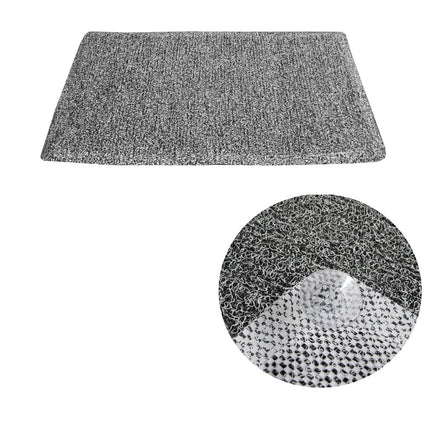 Loofah Shower Mat Black.