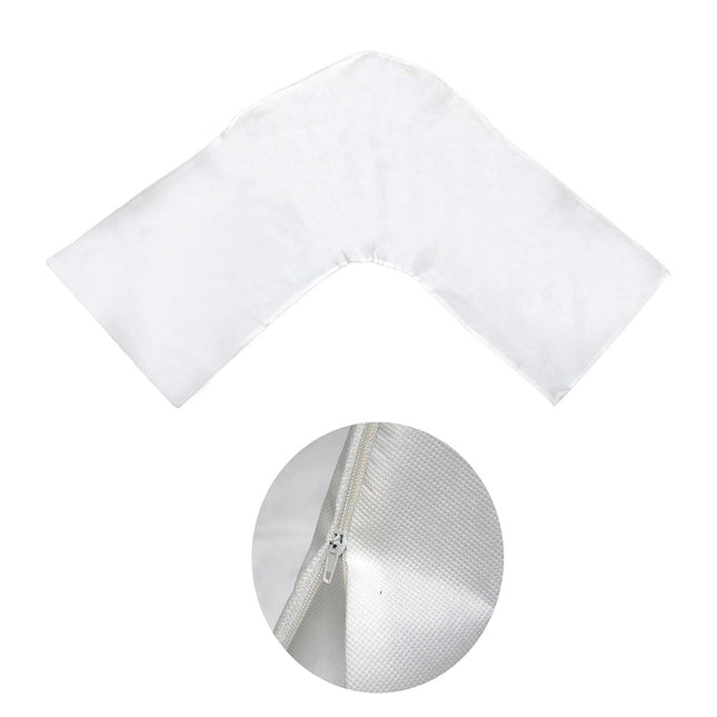 Stain Resistant Extra Large V Boomerang Pillow Protector.