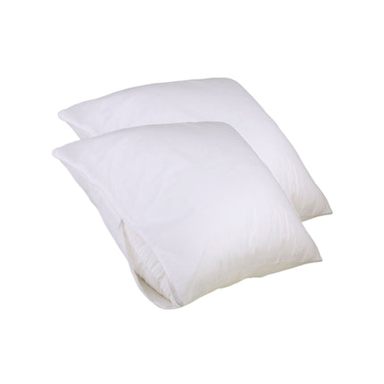 Set of 2 Stain Resistant Pillow Protectors European.