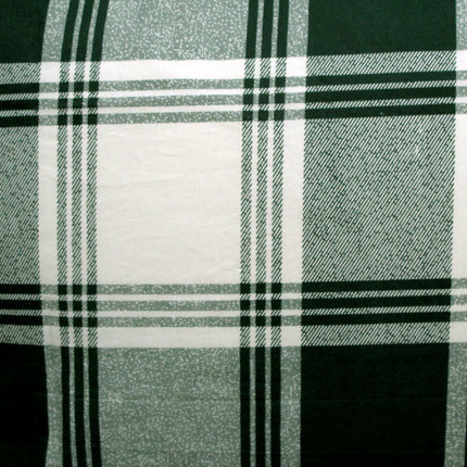 Polyester Cotton Checkered Forest Quilt Cover Set King.