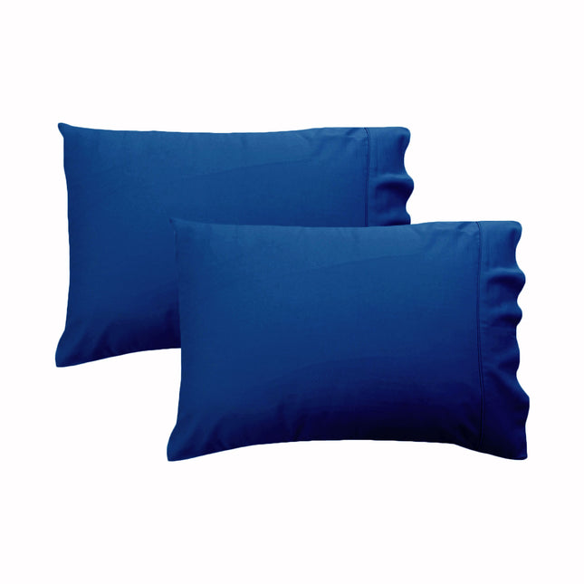 280TC Luxury Percale Standard Pillowcases Pacific.