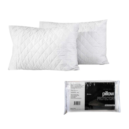 Artex Pair of Cotton Standard Pillow Protectors.