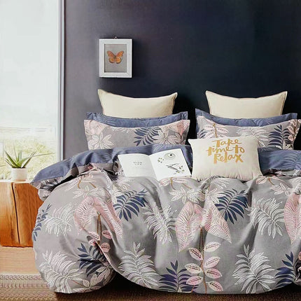 Pippa Lees 100% Cotton Reversible Quilt Cover Set Queen.