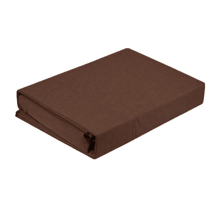 Artex Microfibre Sheet Set Double Chocolate.