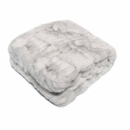 Meadow Soft Faux Fur Throw Rug 127 x 152 cm Arctic Fox.