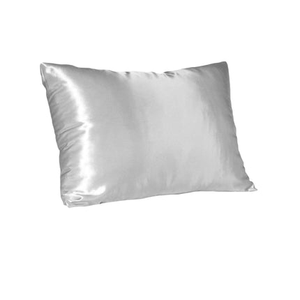 Bambury Satin Standard Pillowcase Silver.