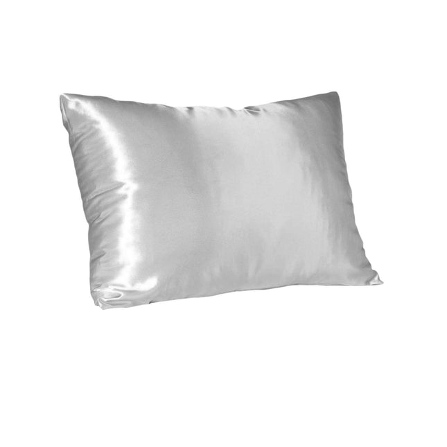 Bambury Satin Standard Pillowcase Silver.