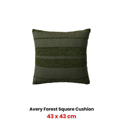 Bianca Avery Forest Square Filled Cushion 43 x 43cm.