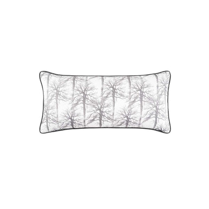 Bianca Myrtleford Grey Lumbar Oblong Filled Cushion 30 x 60cm.