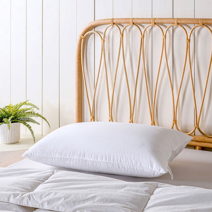 Bianca Natural Sleep White Bamboo Blend Medium Profile Pillow.