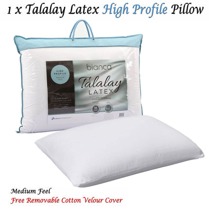 Bianca Talalay Latex High Profile Pillow.