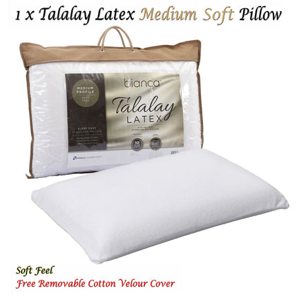 Bianca Talalay Latex Soft Profile Pillow.