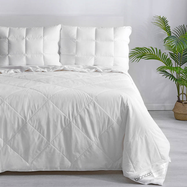 Bianca 250GSM Natural Sleep Bamboo Summer Quilt Queen.