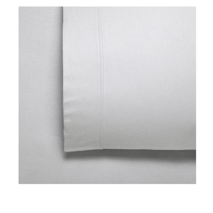 Bianca Fletcher Flannelette Cotton Sheet Set Silver Super King.