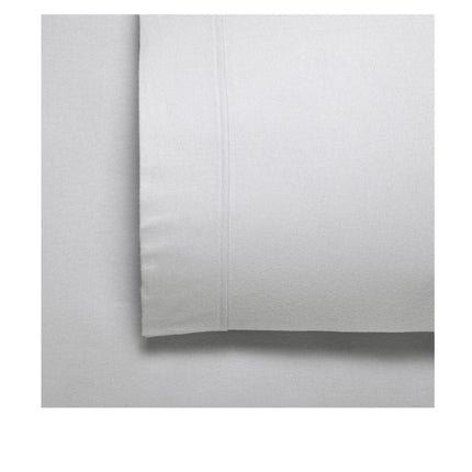 Bianca Fletcher Flannelette Cotton Sheet Set Silver Super King.
