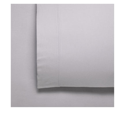 Bianca Fletcher Flannelette Cotton Sheet Set Stone Super King.