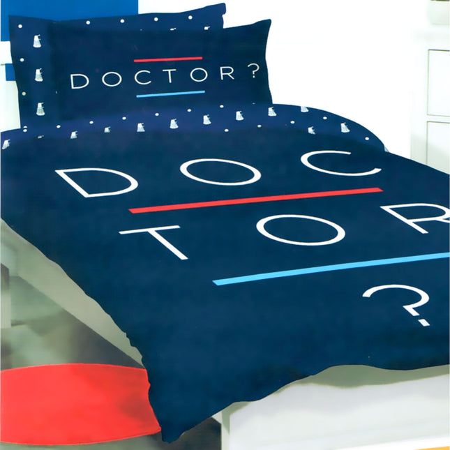 Doctor Who Quilt Cover Set Double.