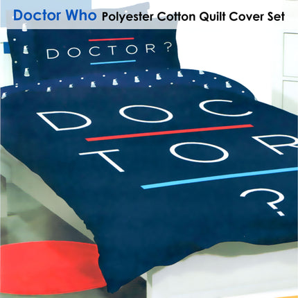 Doctor Who Quilt Cover Set Queen.