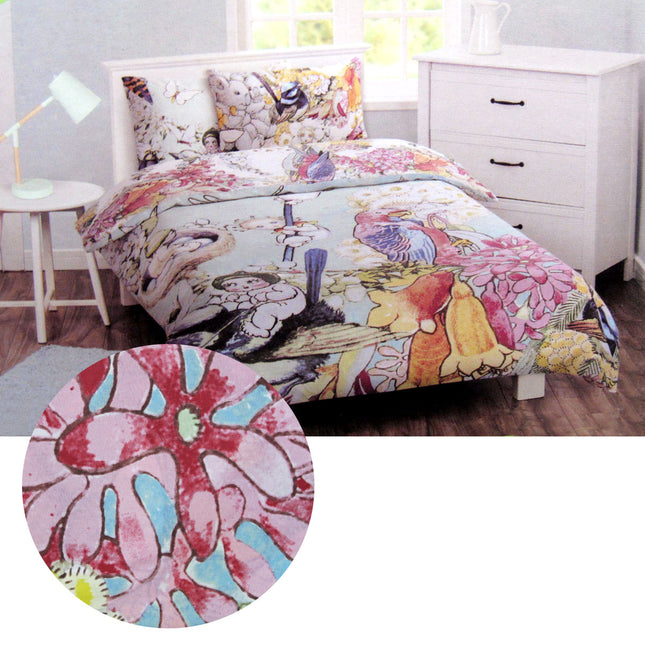 Caprice May Gibbs Gumnut Babies Licensed Quilt Cover Set Single.