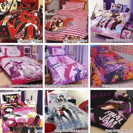 Disney Hannah Montana Pop Star Quilt Cover Set Single.