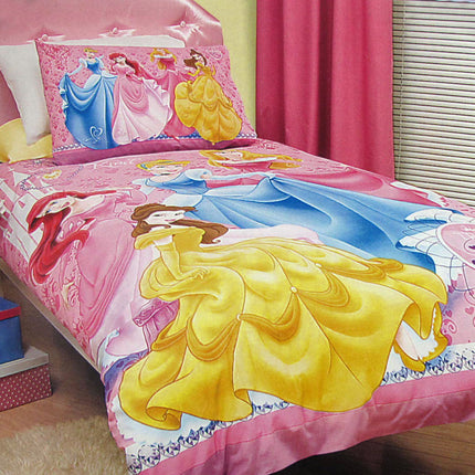 Caprice Disney Three Princesses Licensed Quilt Cover Set Single.