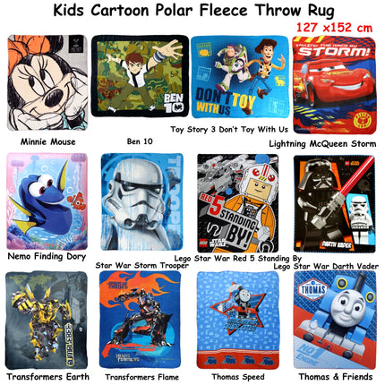 Polar Fleece Throw Rug Ben 10.