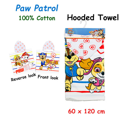 Caprice Paw Patrol Cotton Hooded Licensed Towel 60 x 120 cm.