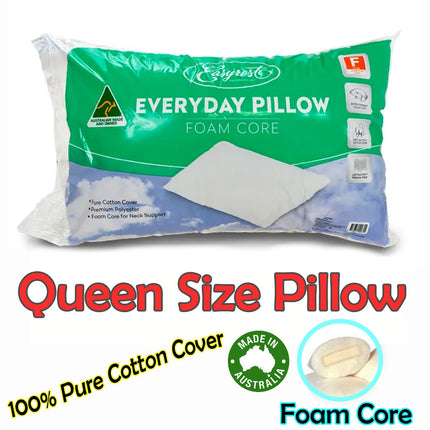 Easyrest Everyday Foam Cored Queen Sized Pillow.
