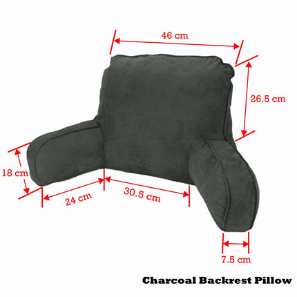 Easyrest Standard Backrest Pillow Charcoal.