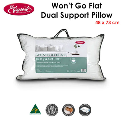 Easyrest Won't Go Flat Dual Support Standard Pillow 48 x 73 cm.