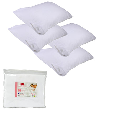 Easyrest Stain Resistant Standard Pillow Protectors 4 Pack.