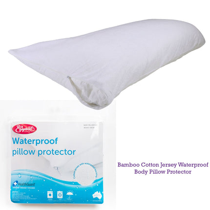 Easyrest Bamboo Cotton Jersey Waterproof Body Pillow Protector.