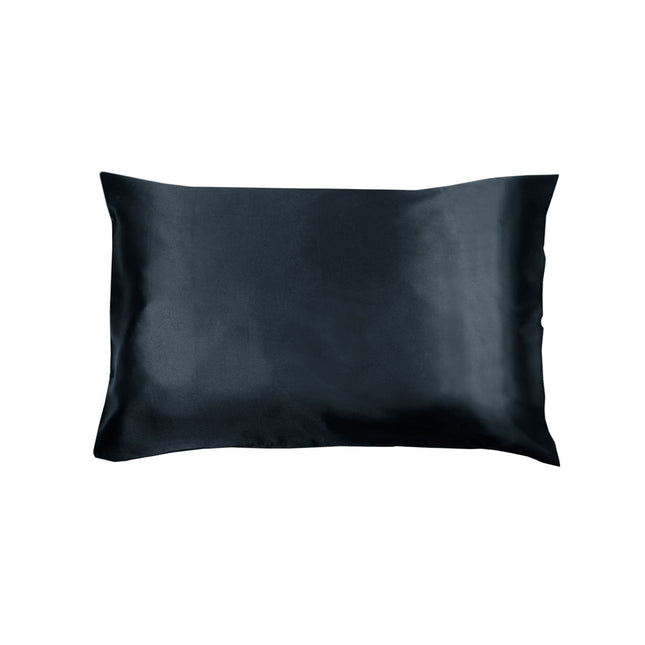 Invitation Satin Standard Pillowcase Indigo.