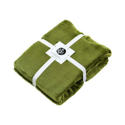 Accessorize Moss Green Super Soft Hooded Blanket Extra Large.