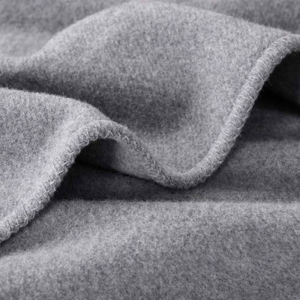 Laconia 400GSM Premium Australian Pure Wool Blanket Grey Double.