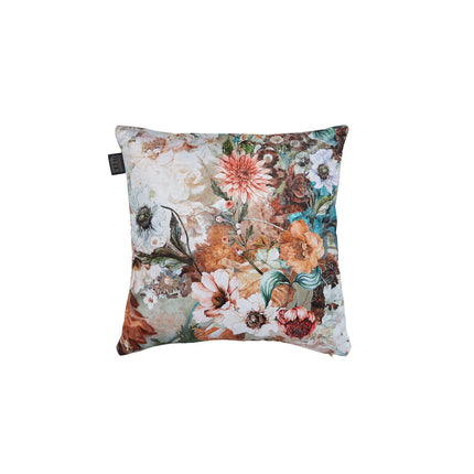 KAAT Amsterdam Anea Pastel Floral Square Filled Cushion 43cm x 43cm.