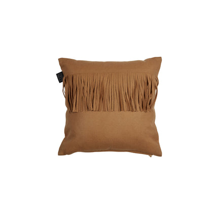 KAAT Amsterdam Frey Brown Square Filled Cushion 40cm x 40cm.